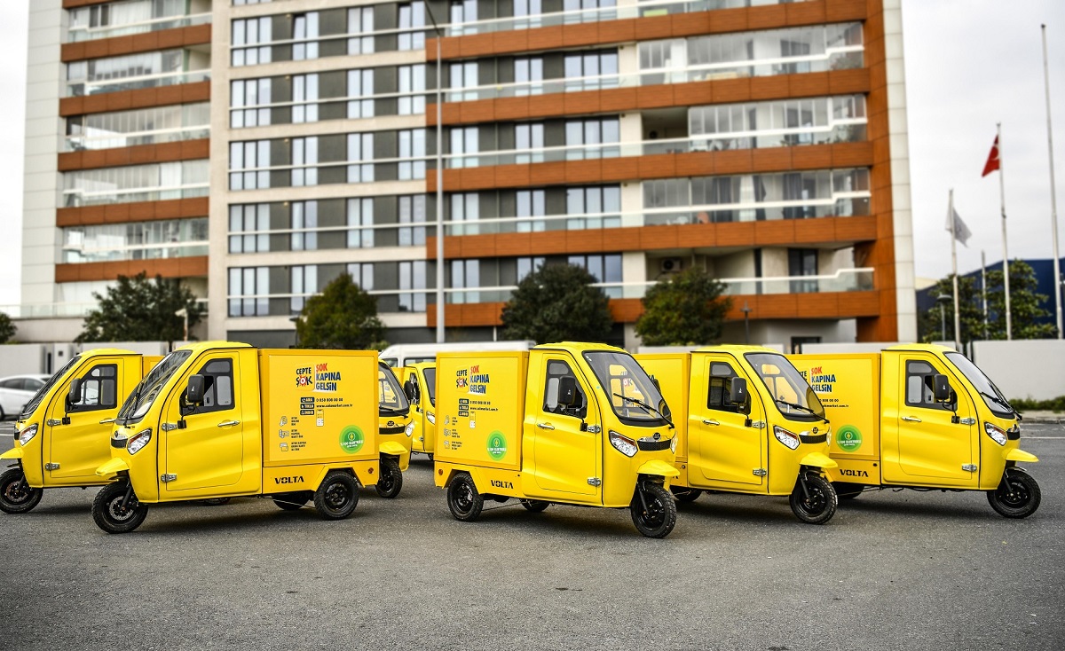 ŞOK Market'ten 1000 Araçlık Elektrikli Teslimat!