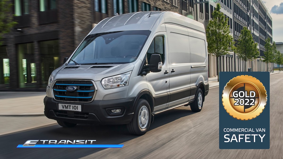 Gölcüklü Ford E-Transit'e, Euro NCAP'ten ‘Altın’ Ödül Geldi