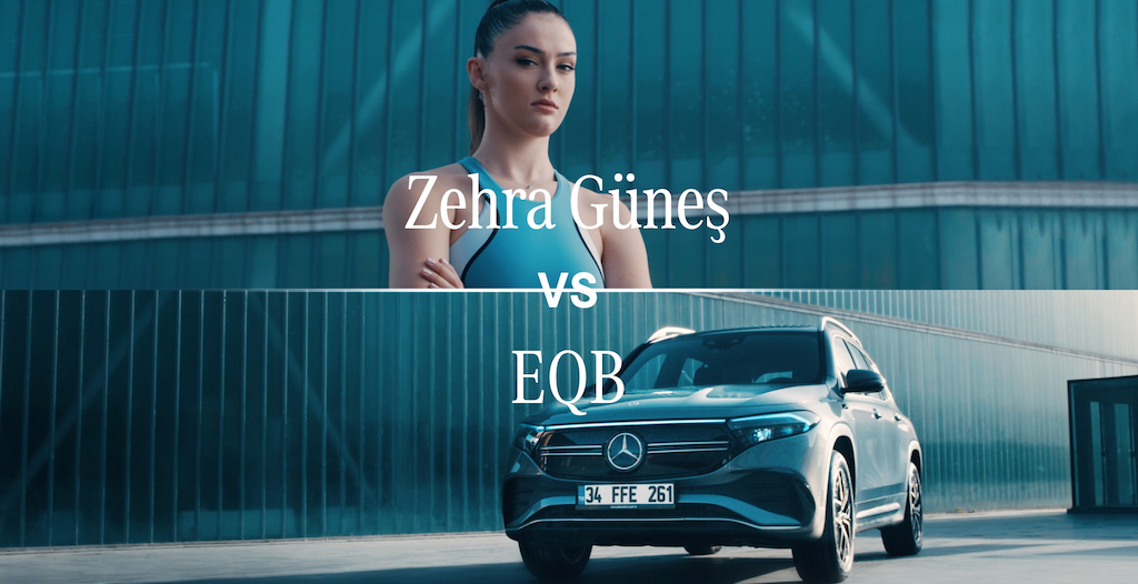 Mercedes-Benz elektrikli EQB’yi milli voleybolcu Zehra Güneş ile tanıttı