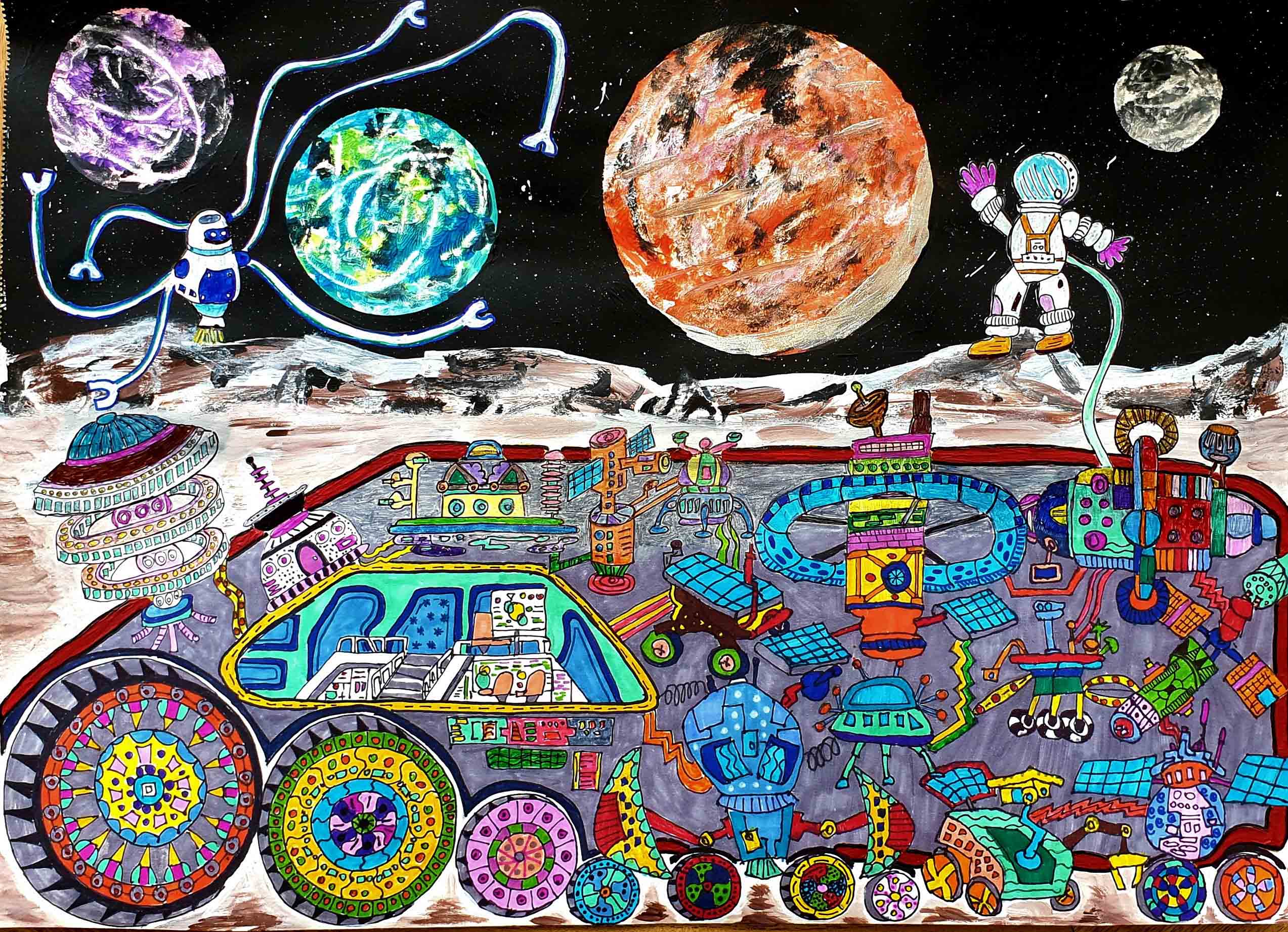 Toyota Destekledi Çocuklar Hayallerindeki Otomobili Çizdi