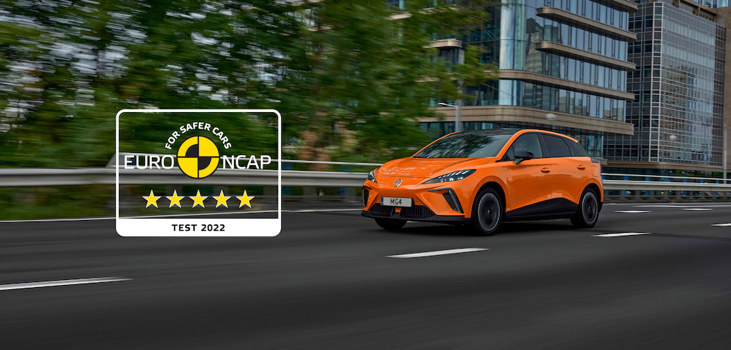 MG4 electric Euro NCAP’ten 5 yıldız aldı