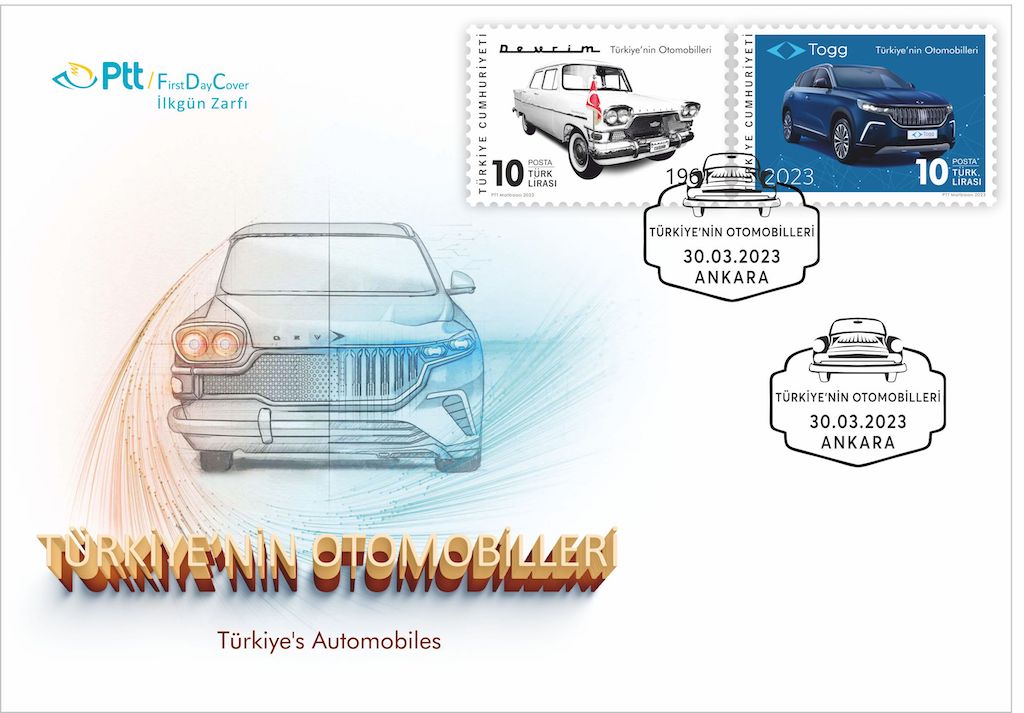 PTT'den 'Türkiye'nin otomobilleri' konulu anma pulu 